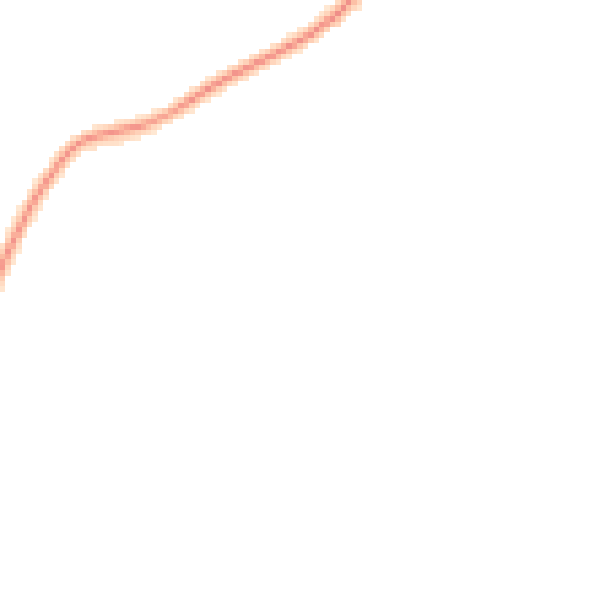 Night-time road noise heatmap for PO15 7QY