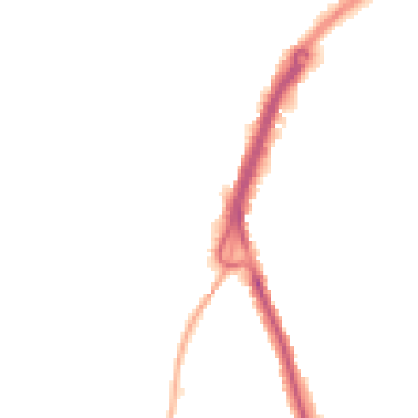 Night-time road noise heatmap for PO16 0AF