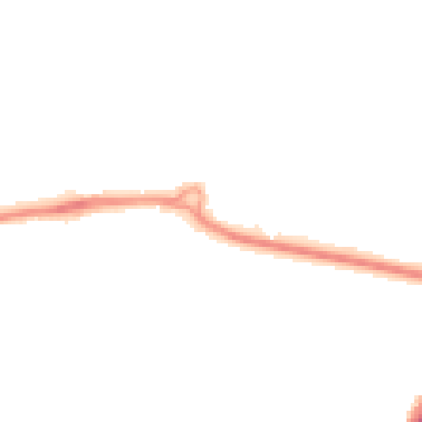 Night-time road noise heatmap for PO16 0HX