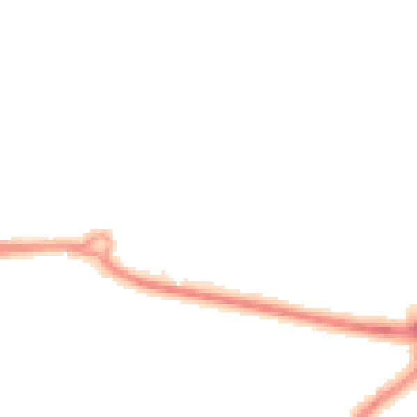 Night-time road noise heatmap for PO16 7TJ
