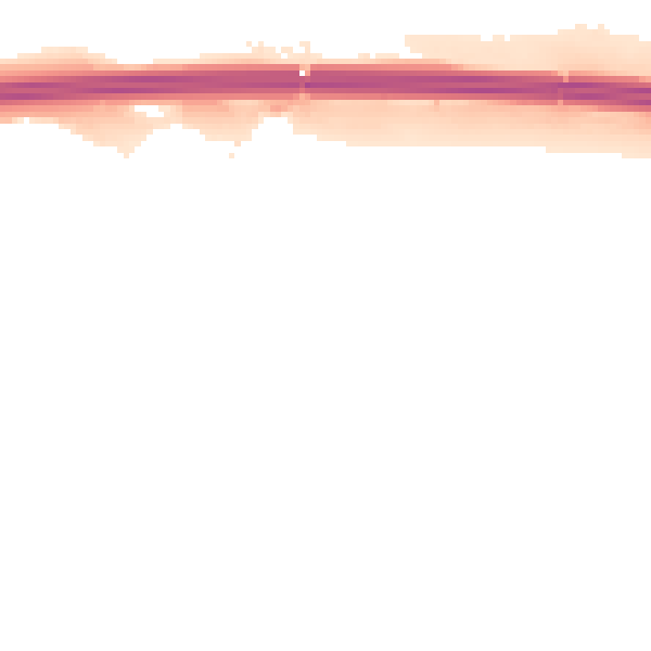 Night-time road noise heatmap for PO16 7XP