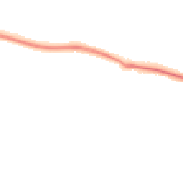 Night-time road noise heatmap for PO16 8AJ