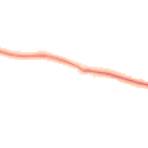 Night-time road noise heatmap for PO16 8AR