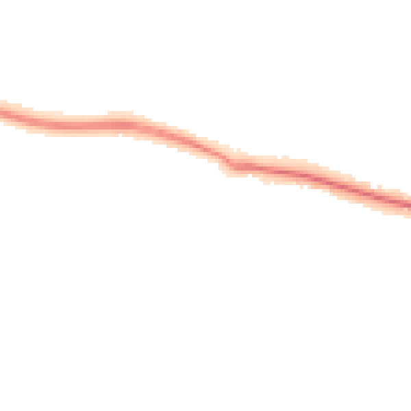 Night-time road noise heatmap for PO16 8AT