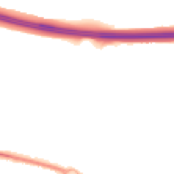 Night-time road noise heatmap for PO16 8ES