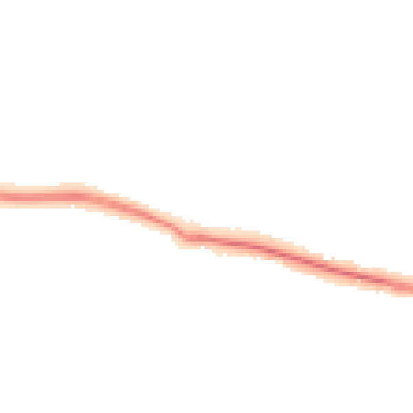 Night-time road noise heatmap for PO16 8GA