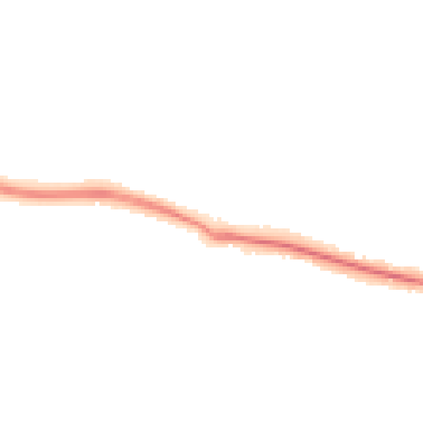 Night-time road noise heatmap for PO16 8GE