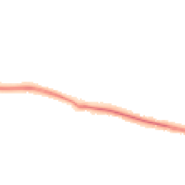Night-time road noise heatmap for PO16 8GH