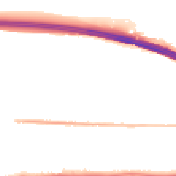 Night-time road noise heatmap for PO16 8JB