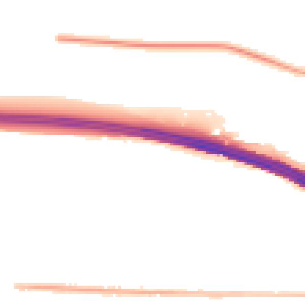 Night-time road noise heatmap for PO16 8JD