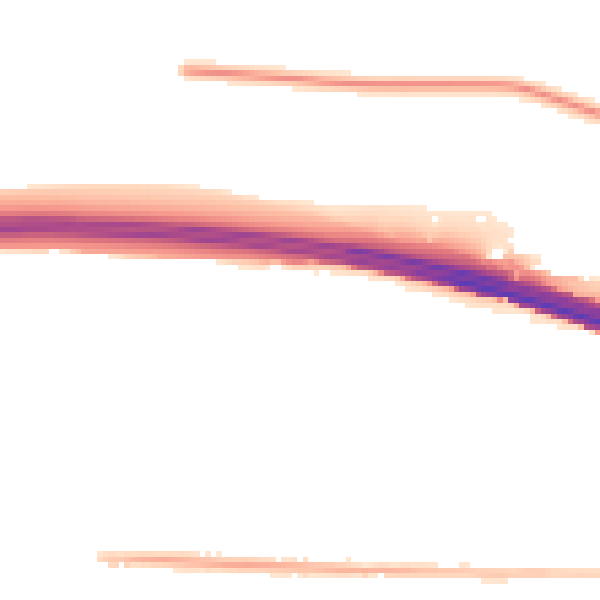 Night-time road noise heatmap for PO16 8JG