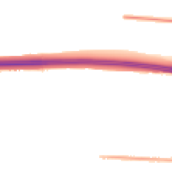 Night-time road noise heatmap for PO16 8JU