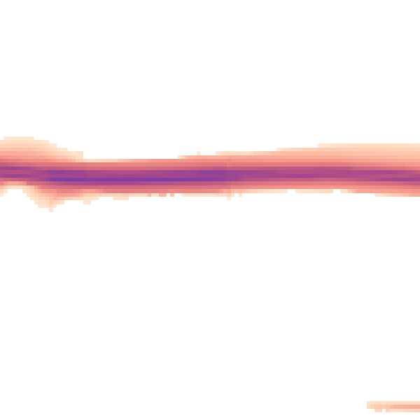 Night-time road noise heatmap for PO16 8QL