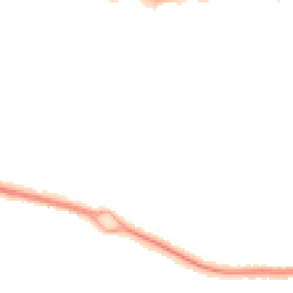 Night-time road noise heatmap for PO16 8TQ