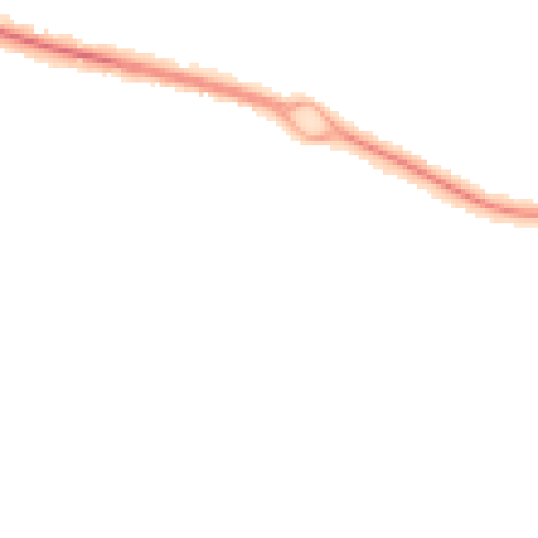 Night-time road noise heatmap for PO16 9DE