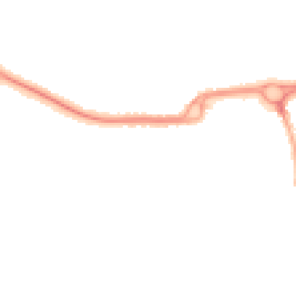 Night-time road noise heatmap for PO16 9RP