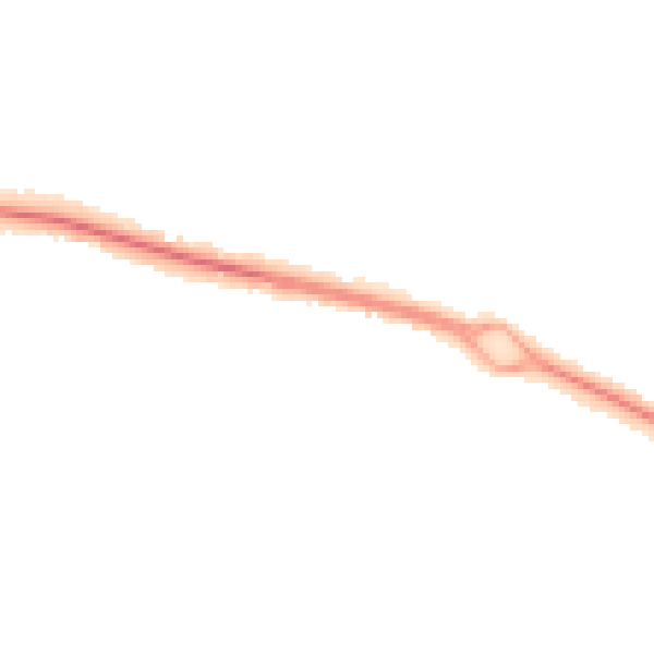 Night-time road noise heatmap for PO16 9TL