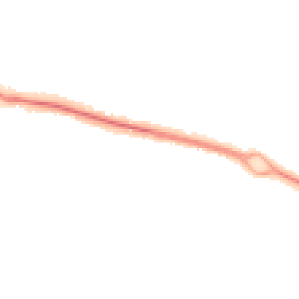Night-time road noise heatmap for PO16 9TP
