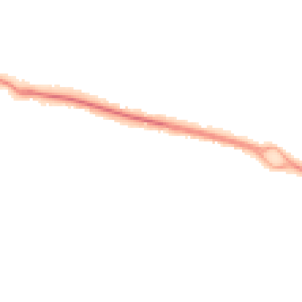 Night-time road noise heatmap for PO16 9TR