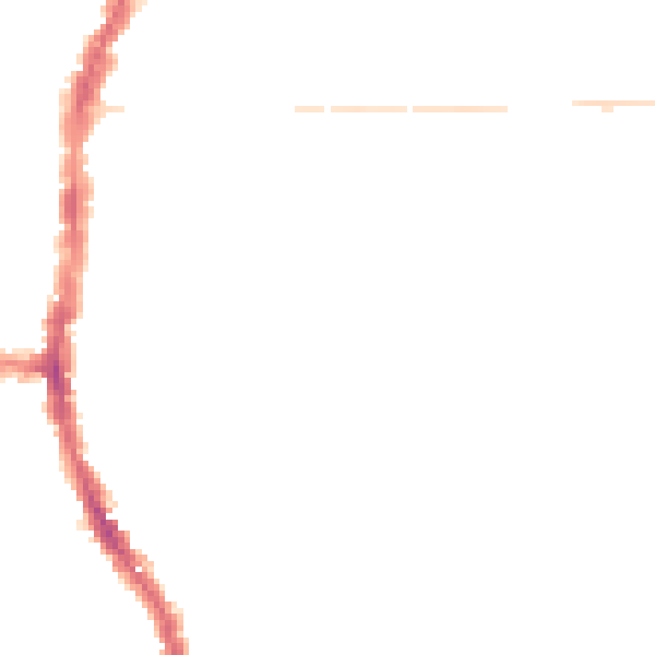 Night-time road noise heatmap for PO2 0AH