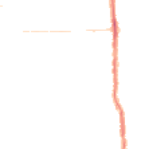 Night-time road noise heatmap for PO2 0AL