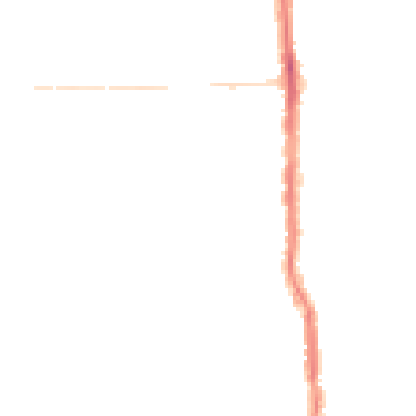 Night-time road noise heatmap for PO2 0AN