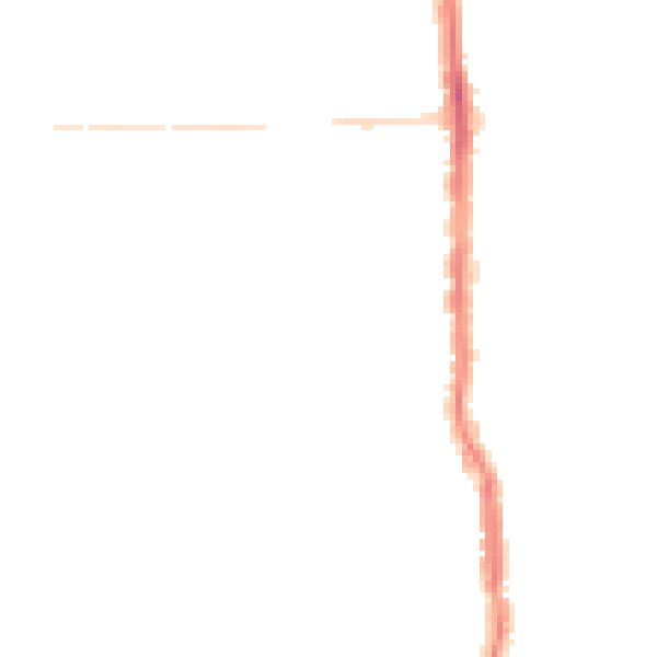 Night-time road noise heatmap for PO2 0AU