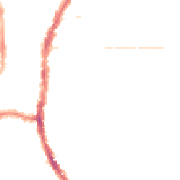 Night-time road noise heatmap for PO2 0BY