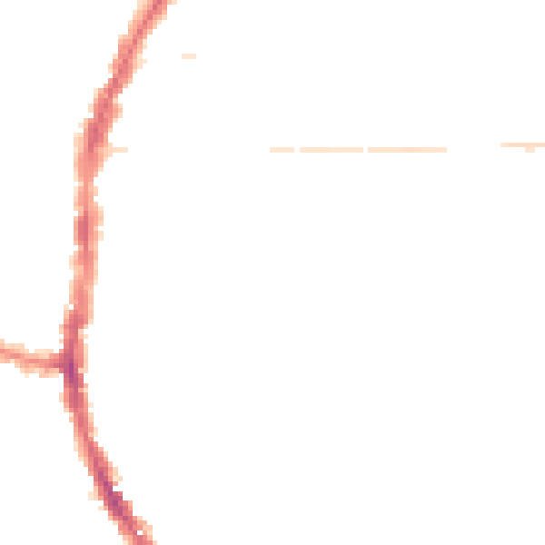 Night-time road noise heatmap for PO2 0DJ