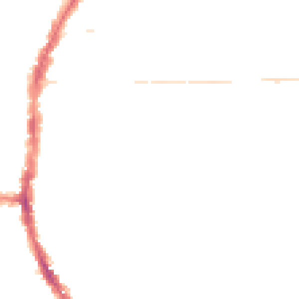 Night-time road noise heatmap for PO2 0DN