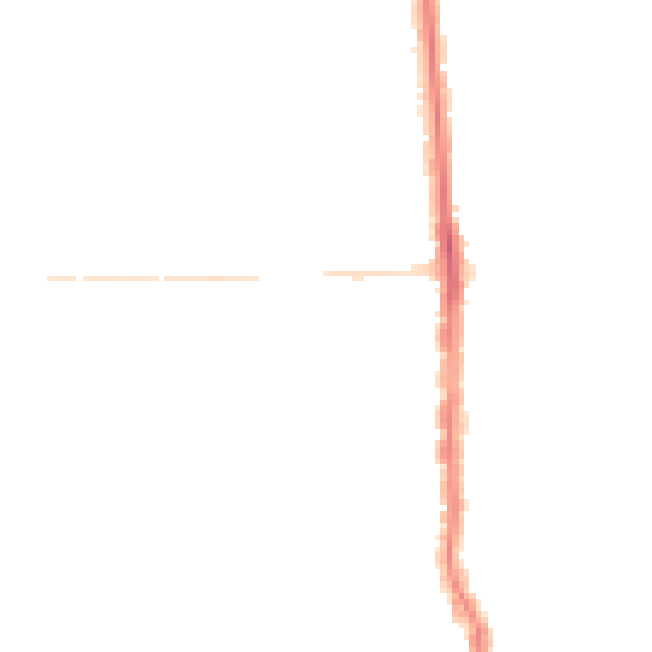Night-time road noise heatmap for PO2 0DY