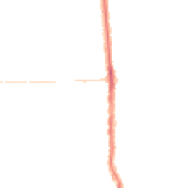 Night-time road noise heatmap for PO2 0DZ