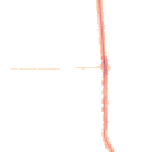 Night-time road noise heatmap for PO2 0EA