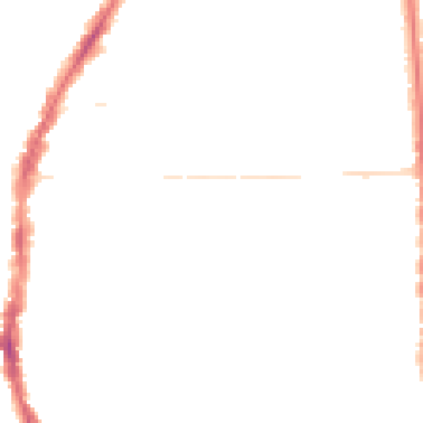 Night-time road noise heatmap for PO2 0EG