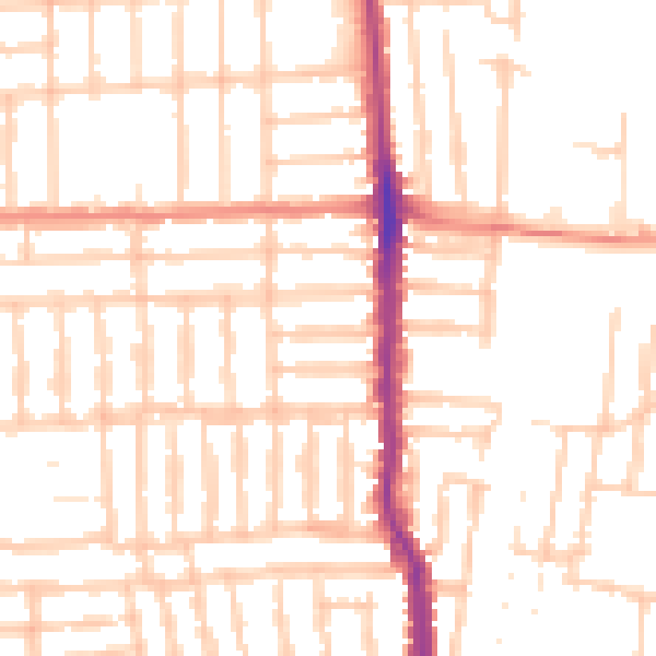 Daytime road noise heatmap for PO2 0HD