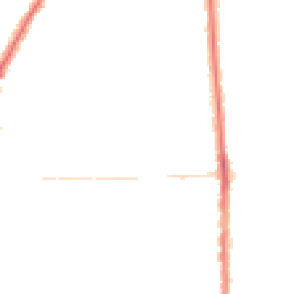 Night-time road noise heatmap for PO2 0JY