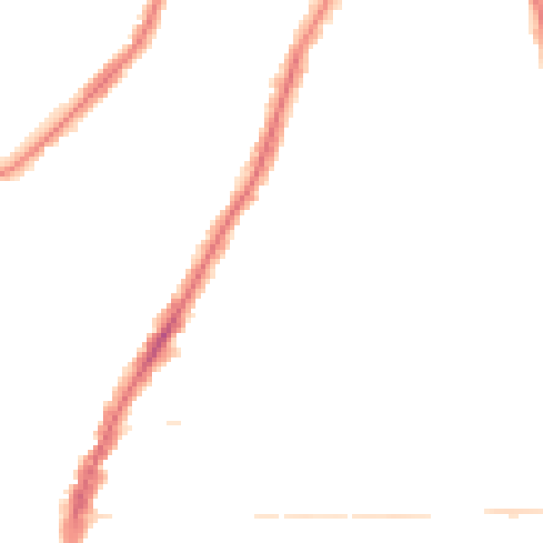 Night-time road noise heatmap for PO2 0QR