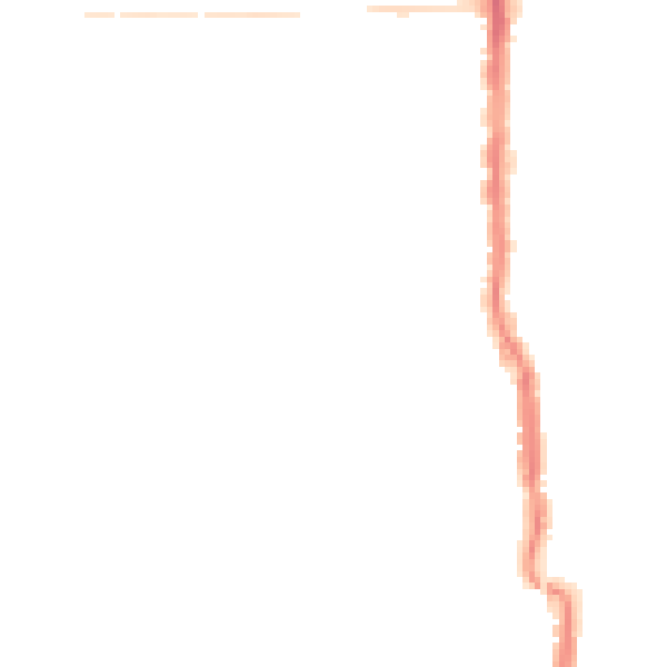 Night-time road noise heatmap for PO2 7JJ