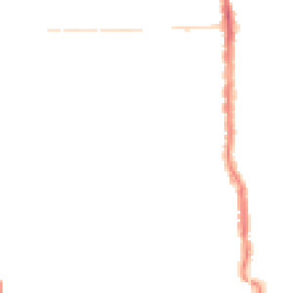 Night-time road noise heatmap for PO2 7JX