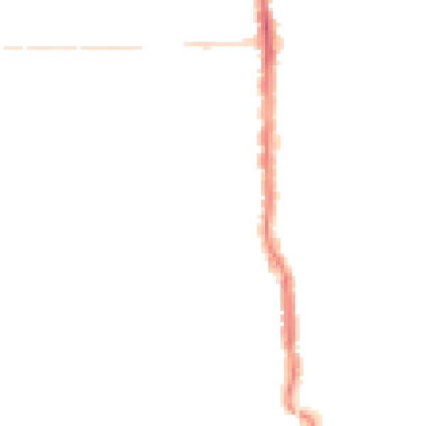 Night-time road noise heatmap for PO2 7LE