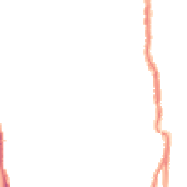 Night-time road noise heatmap for PO2 7NJ