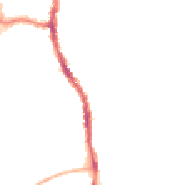 Night-time road noise heatmap for PO2 7PH
