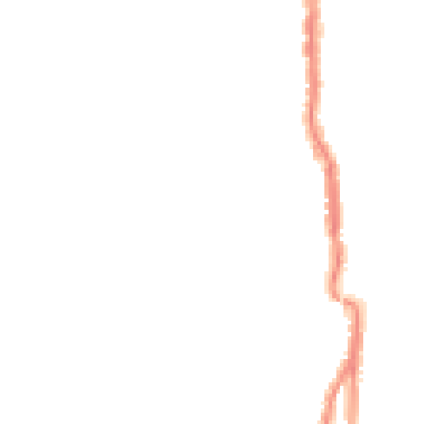Night-time road noise heatmap for PO2 7RZ