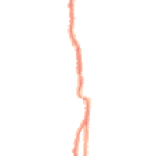 Night-time road noise heatmap for PO3 5AD