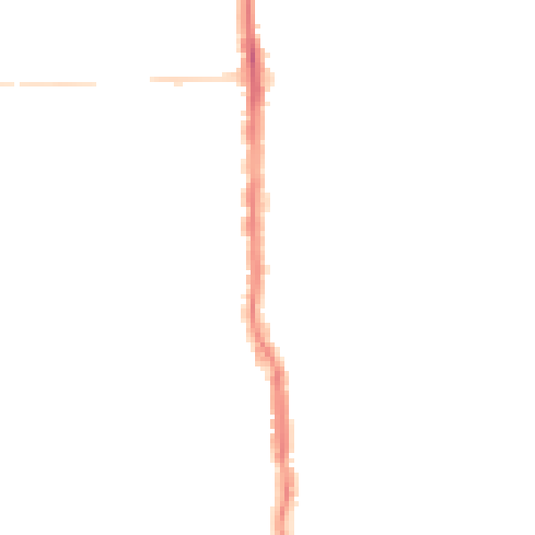 Night-time road noise heatmap for PO3 5AN