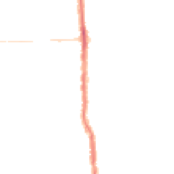 Night-time road noise heatmap for PO3 5AP
