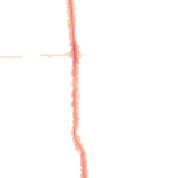 Night-time road noise heatmap for PO3 5AR