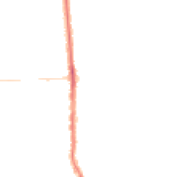 Night-time road noise heatmap for PO3 5AT