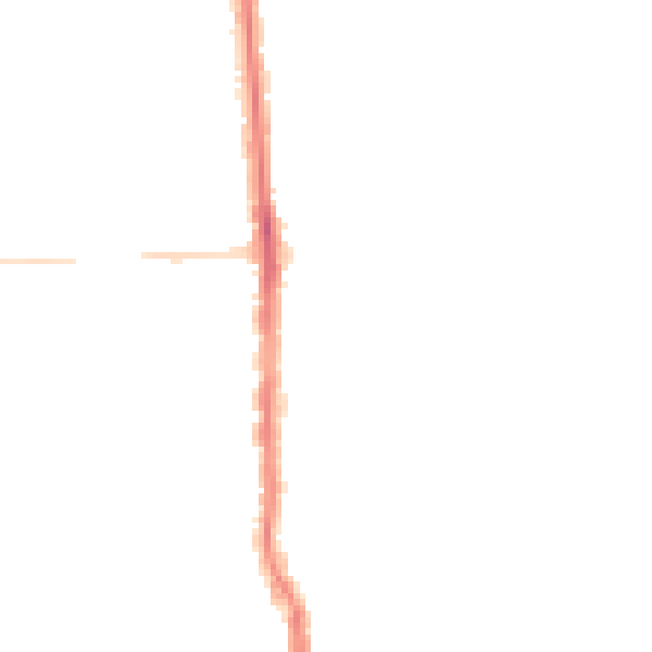 Night-time road noise heatmap for PO3 5AU