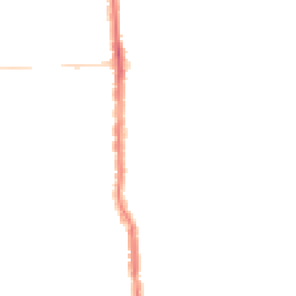 Night-time road noise heatmap for PO3 5AX